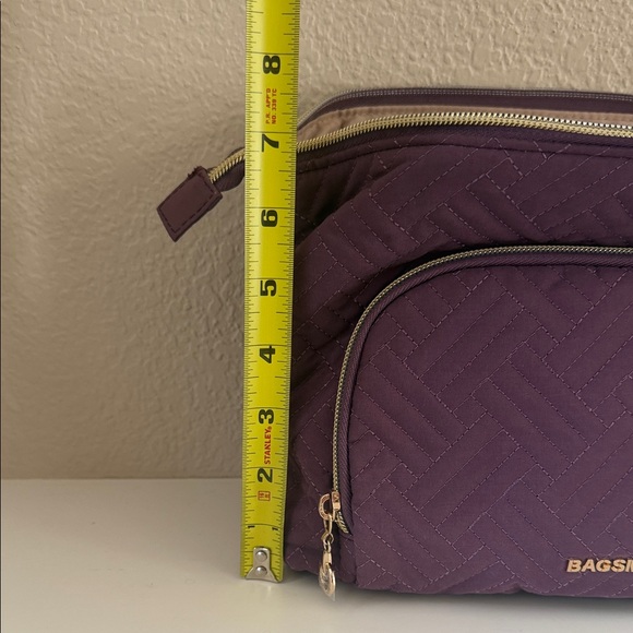 Purple Quilted Women's Bag size large - Picture 11 of 12